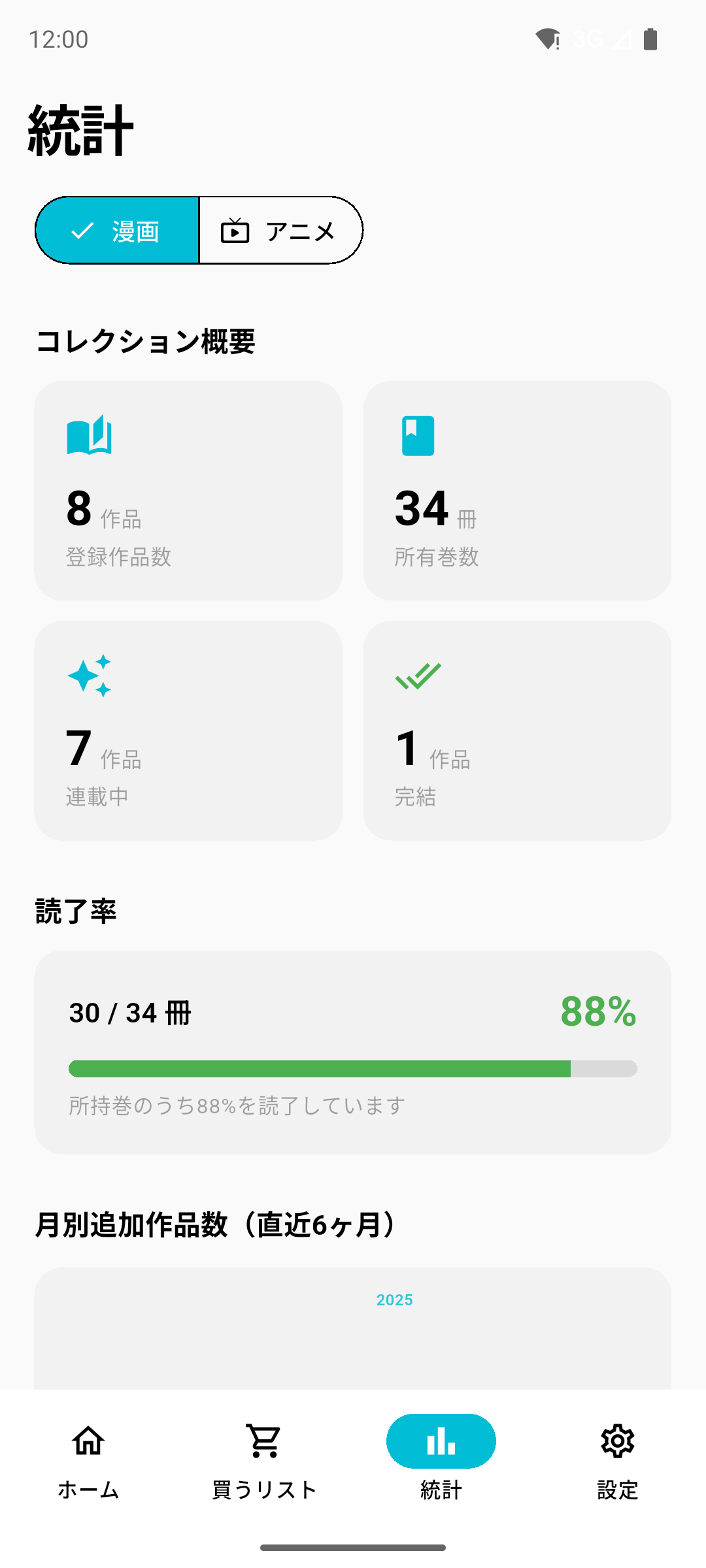 コレクションを、数字で把握。— コミロク