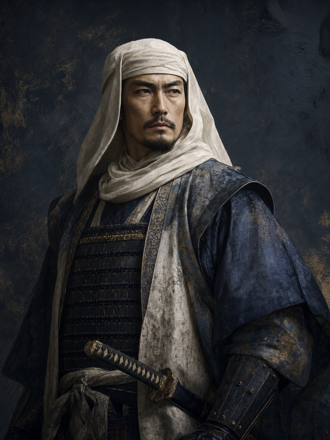 AI-generated impression of Uesugi Kenshin